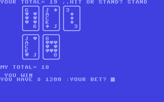 Blackjack v06 Screenshot 1